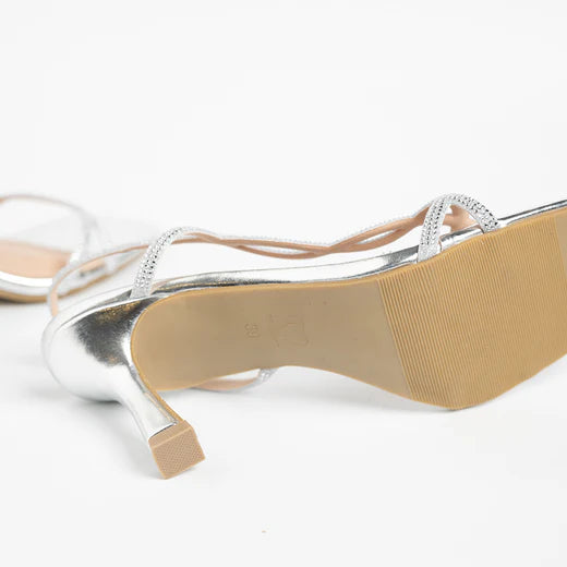 H2U Yuri Glitter Strap Heels - Langsari I Collection