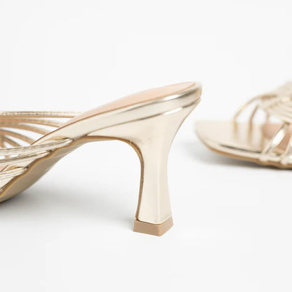 H2U Yaya Glitter Strap Heels - Langsari I Collection