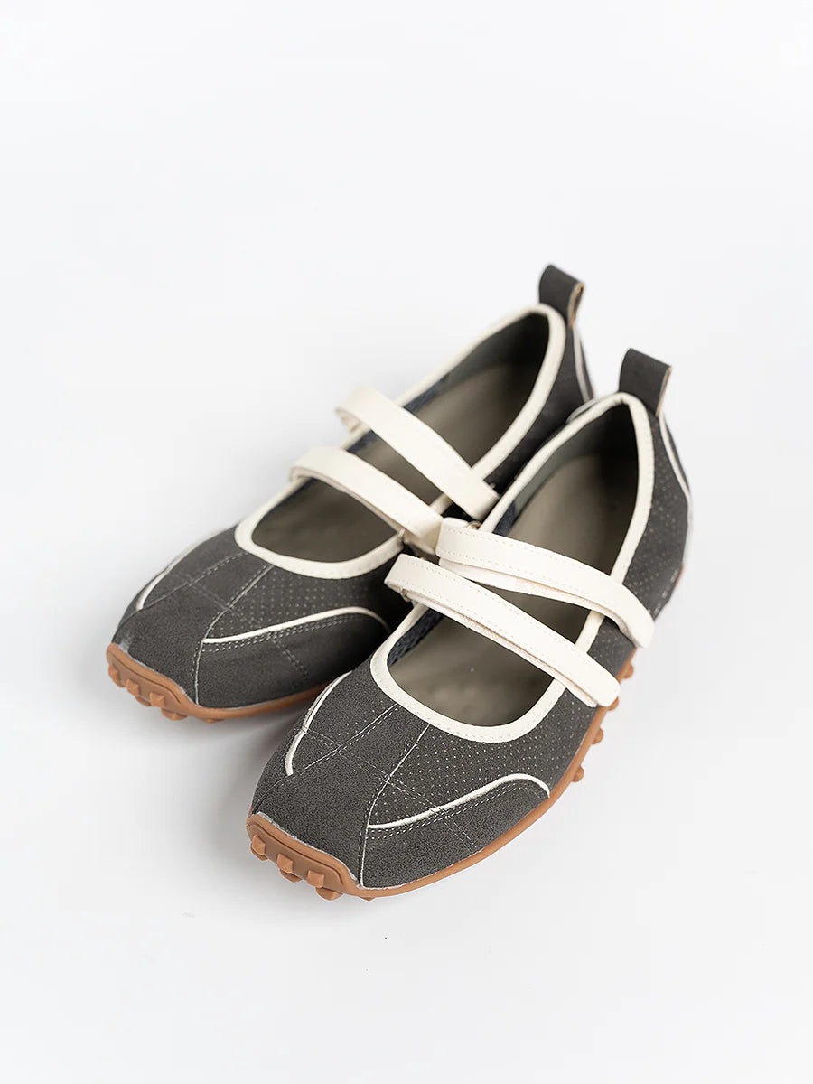 H2U Vanessa Suede Sport Ballerina