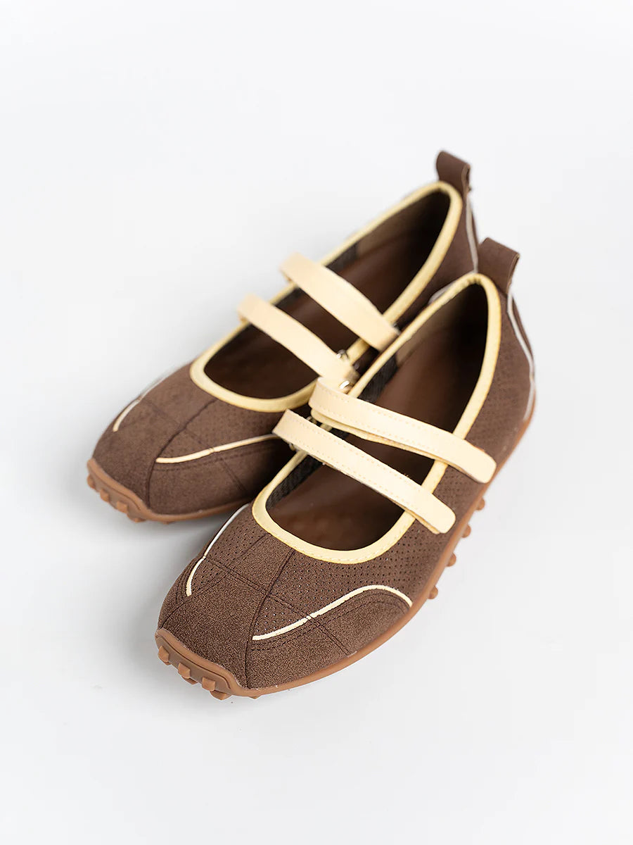 H2U Vanessa Suede Sport Ballerina