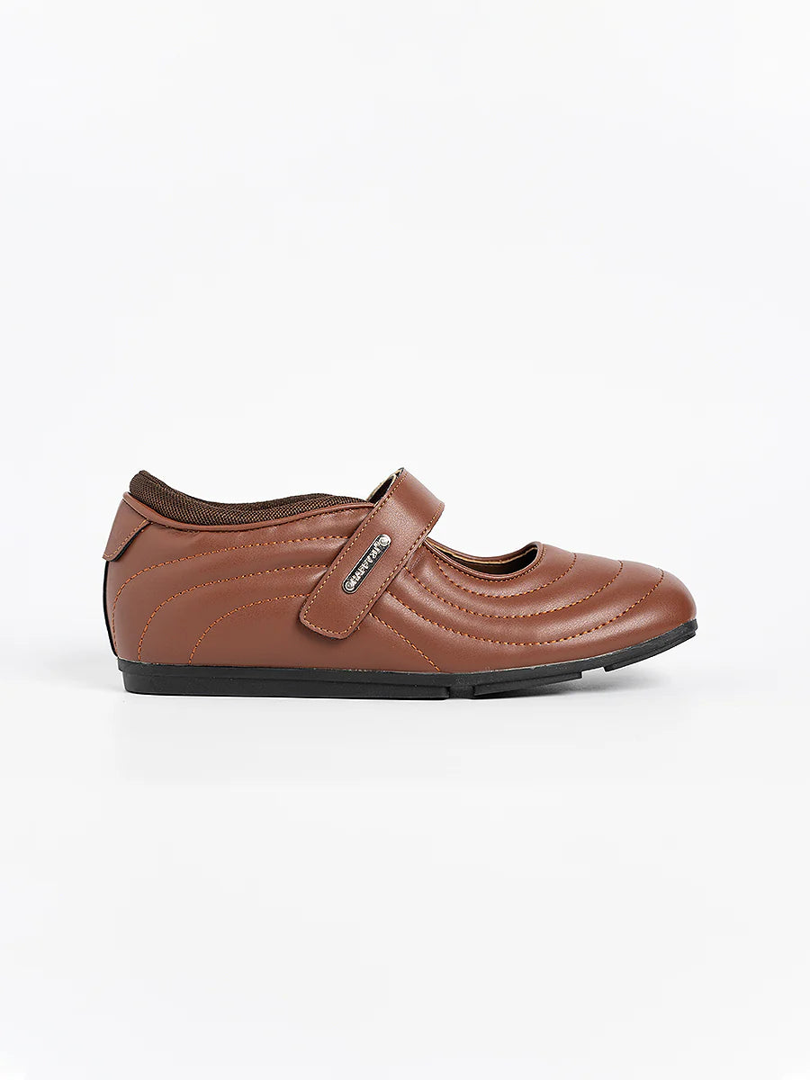 H2U Vince Leather Strap Flats