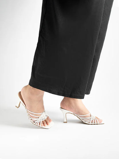 H2U Yaya Glitter Strap Heels - Langsari I Collection