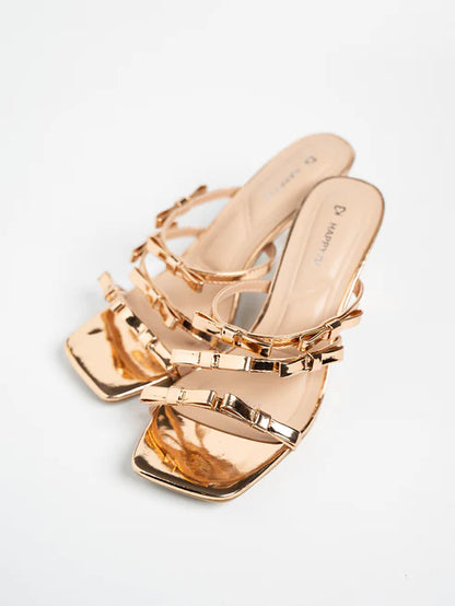 H2U Youka Ribbon Glossy Heels - Langsari I Collection