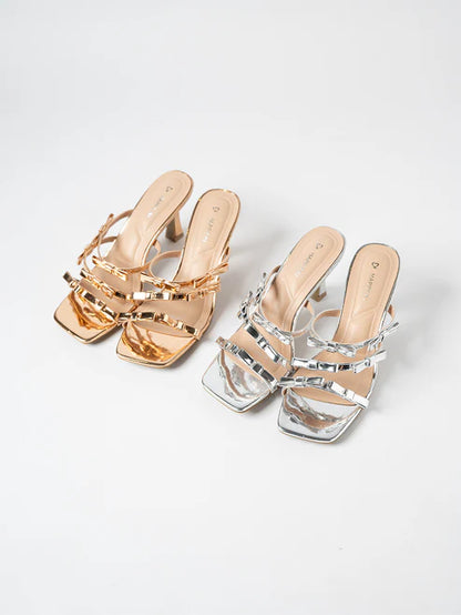 H2U Youka Ribbon Glossy Heels - Langsari I Collection