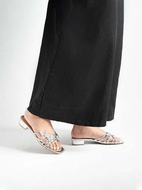H2U Yugene Glitter Butterfly Sandals - Langsari I Collection