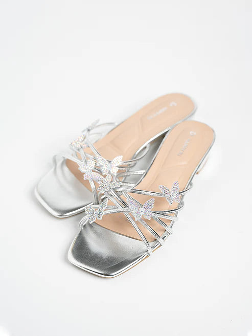 H2U Yugene Glitter Butterfly Sandals - Langsari I Collection