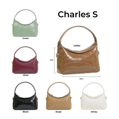 AS Charles B & S Hand Bag Vegan Leather - With Box