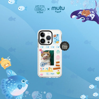 MC Customisable Aquatic Stamps Basic Case - Madebyemi x Mutu Case