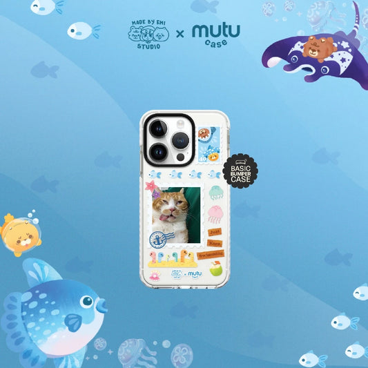 MC Customisable Aquatic Stamps Basic Case - Madebyemi x Mutu Case