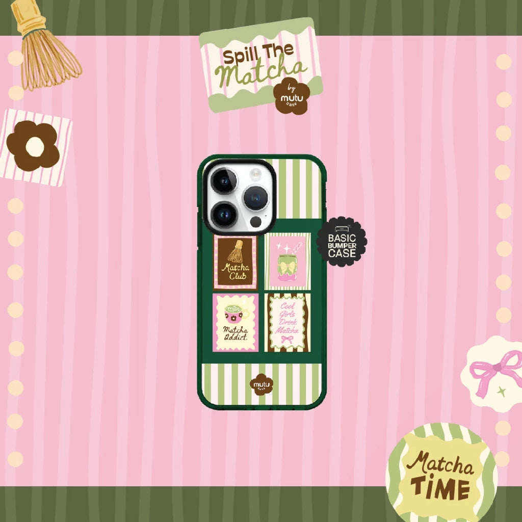 MC Matcha Club Gallery Basic Case - Spill the Matcha by Mutu Case