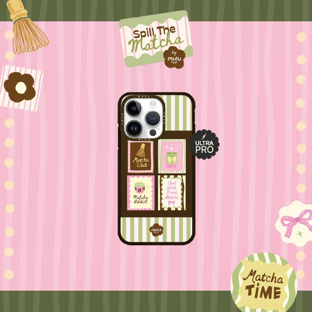 MC Matcha Club Gallery Ultra Pro - Spill the Matcha by Mutu Case