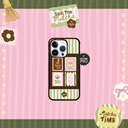 MC Matcha Club Gallery Ultra Pro - Spill the Matcha by Mutu Case