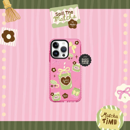 MC Customisable My Matcha Moment Basic Case - Spill the Matcha by Mutu Case