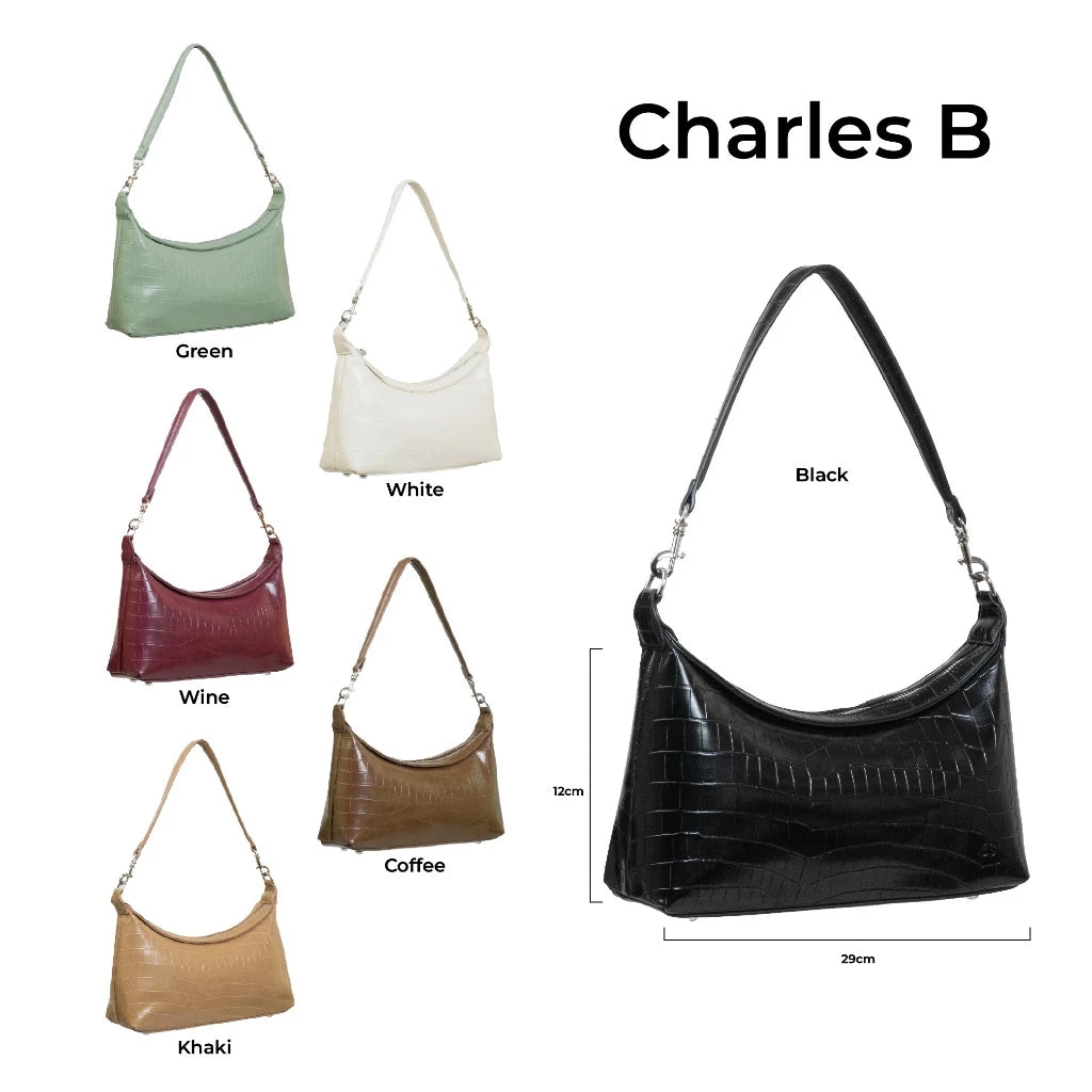 AS Charles B & S Hand Bag Vegan Leather - With Box