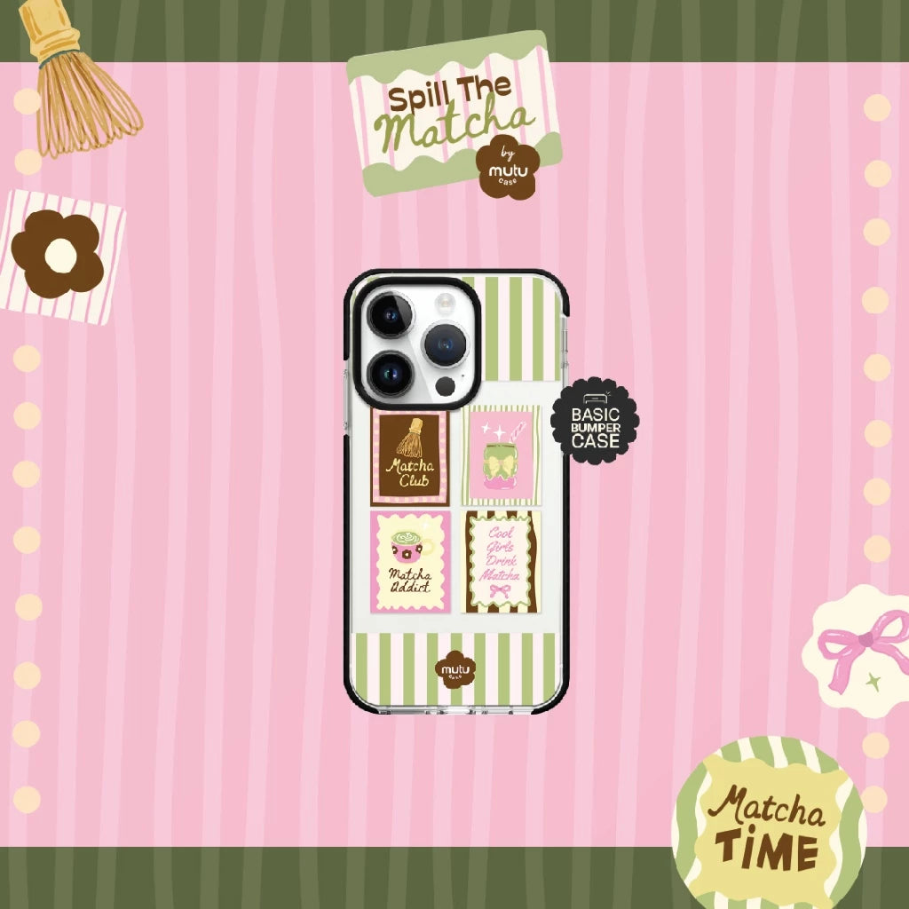 MC Matcha Club Gallery Basic Case - Spill the Matcha by Mutu Case