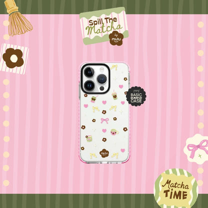 MC Matcha Sprinkle Dreams Basic Case - Spill the Matcha by Mutu Case