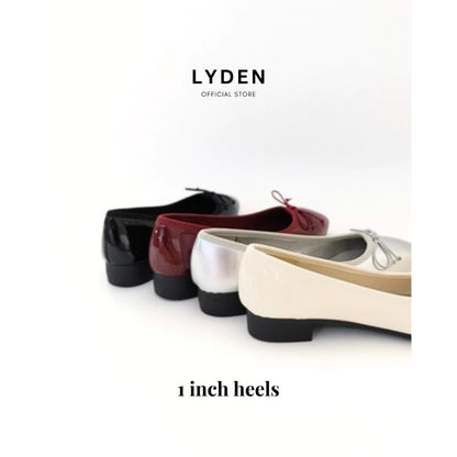 LYDEN Mary Jane Glossy Series 1-inch Heels