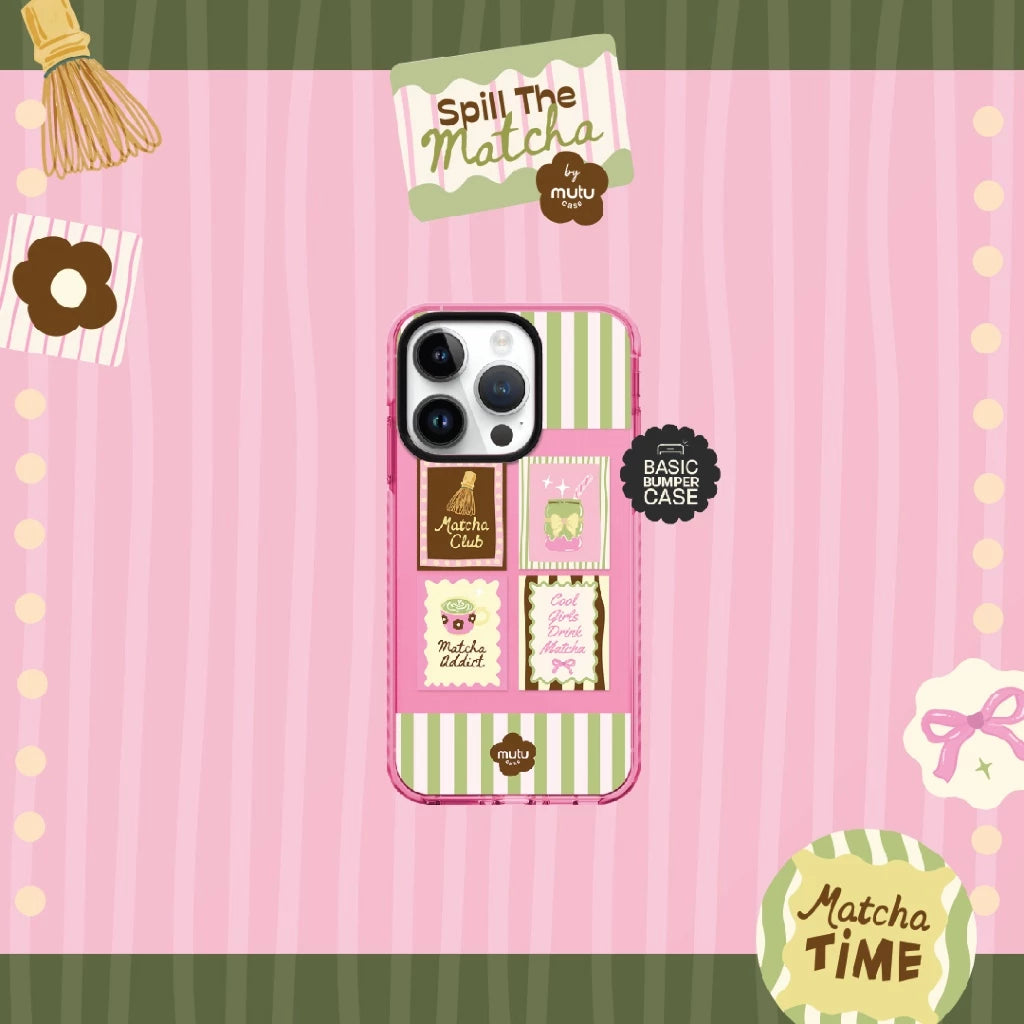 MC Matcha Club Gallery Basic Case - Spill the Matcha by Mutu Case
