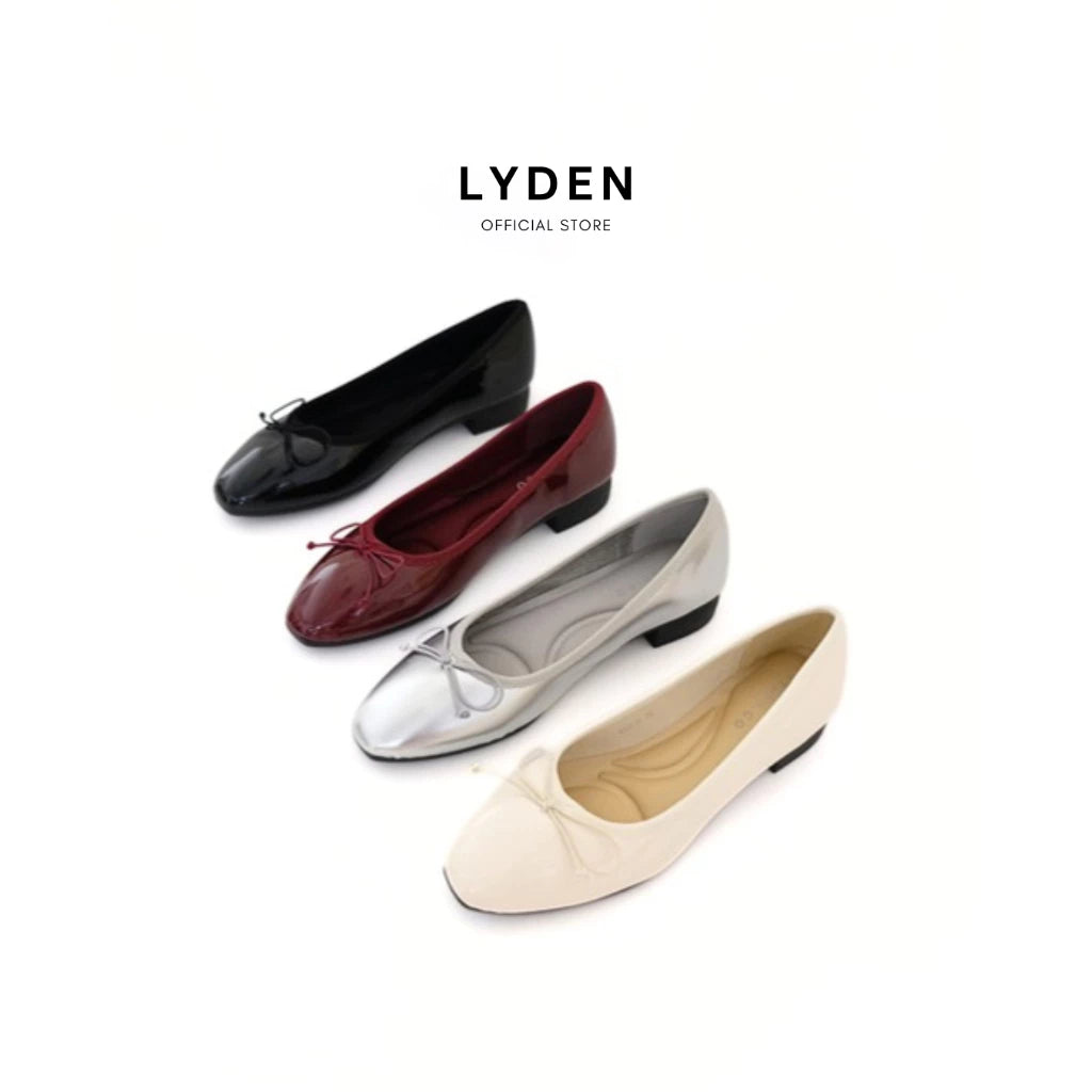 LYDEN Mary Jane Glossy Series 1-inch Heels