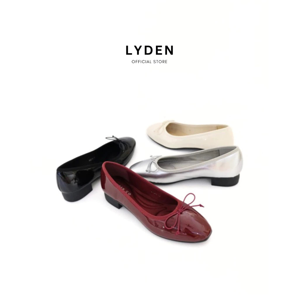 LYDEN Mary Jane Glossy Series 1-inch Heels