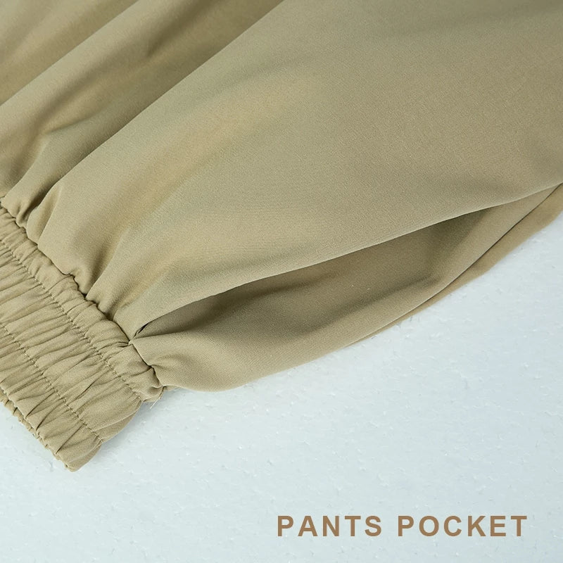 YM Elda Pants Set - Free/Plus Size