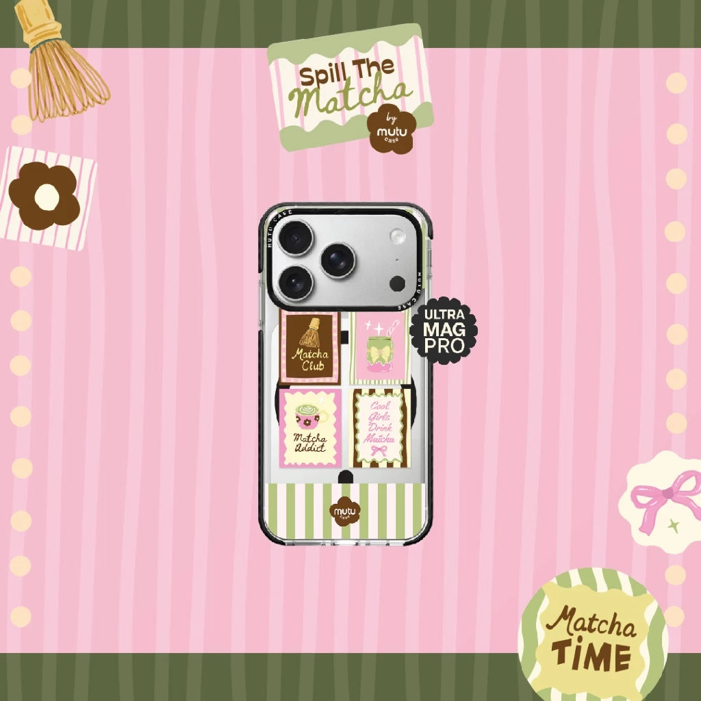 MC Matcha Club Gallery Ultra Mag Pro - Spill the Matcha by Mutu Case