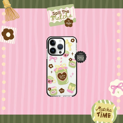 MC Customisable My Matcha Moment Basic Case - Spill the Matcha by Mutu Case