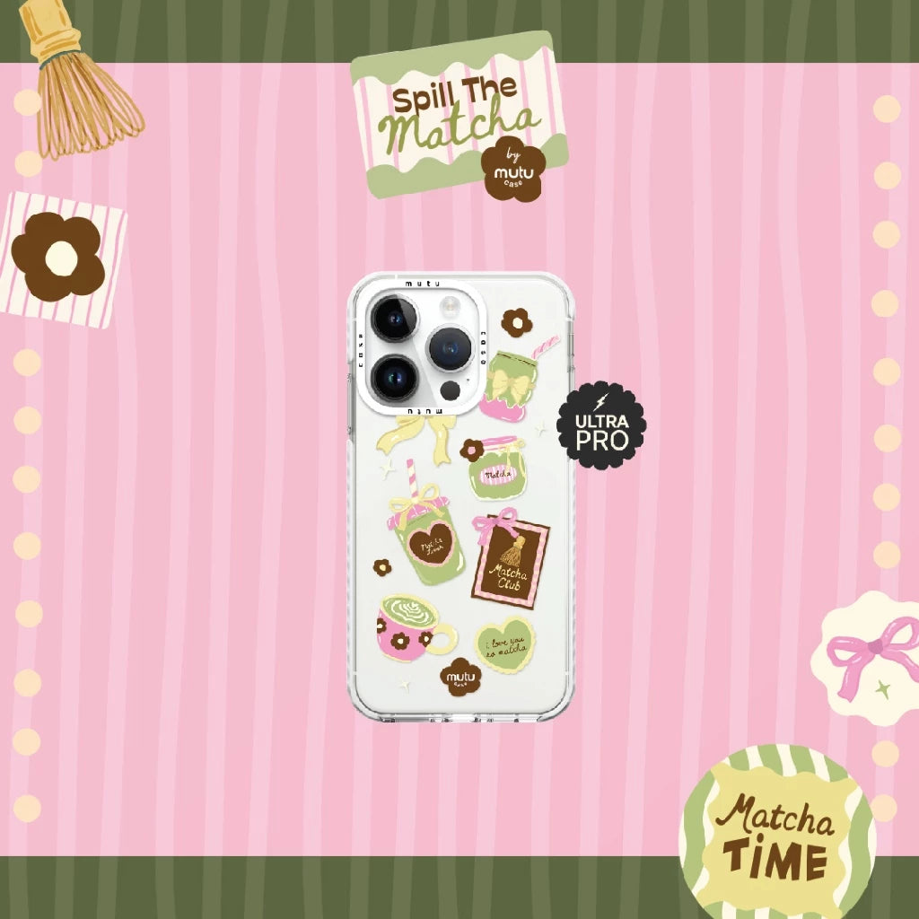 MC Sweet Matcha Diary Ultra Pro - Spill the Matcha by Mutu Case
