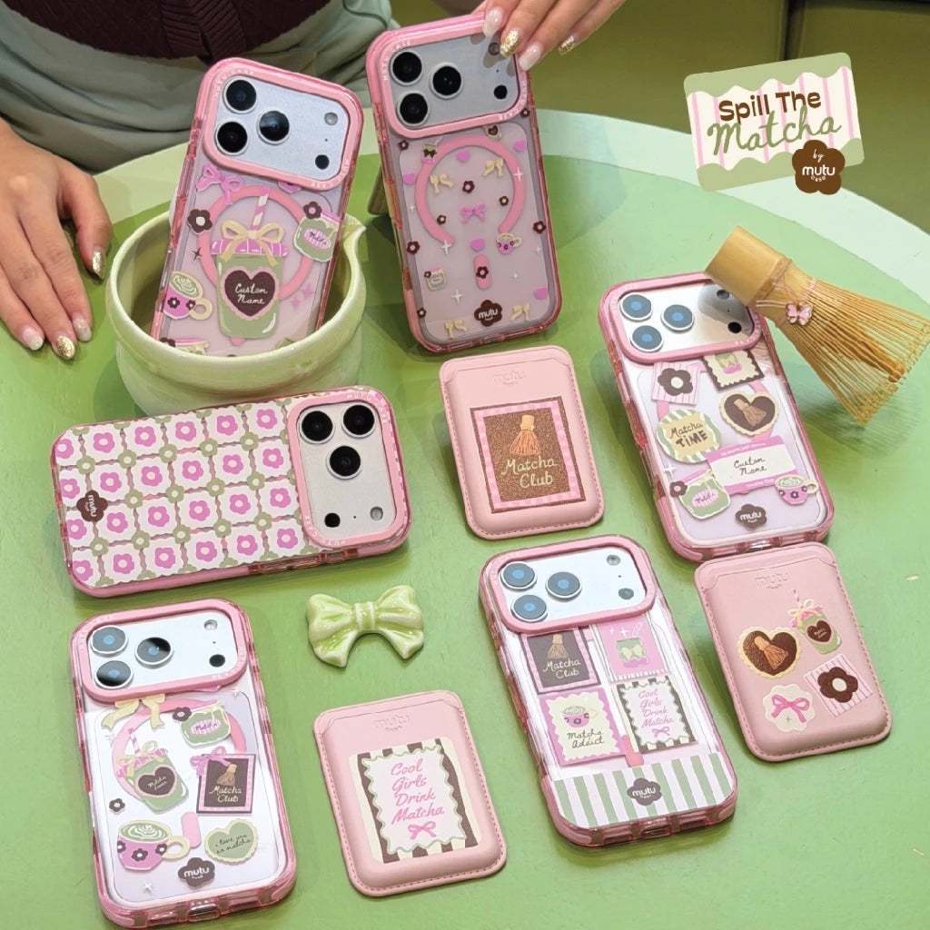 MC Matcha Club Gallery Basic Case - Spill the Matcha by Mutu Case