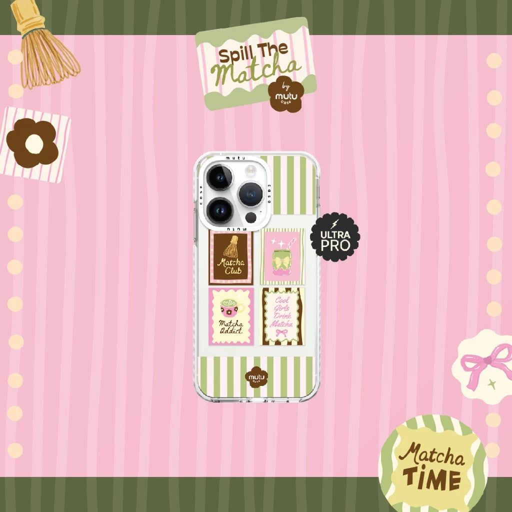 MC Matcha Club Gallery Ultra Pro - Spill the Matcha by Mutu Case