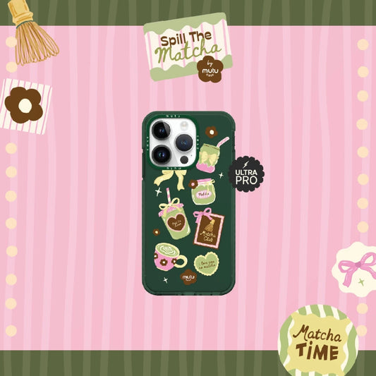 MC Sweet Matcha Diary Ultra Pro - Spill the Matcha by Mutu Case