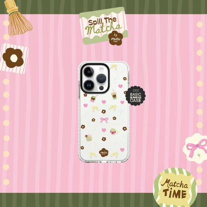 MC Matcha Sprinkle Dreams Basic Case - Spill the Matcha by Mutu Case