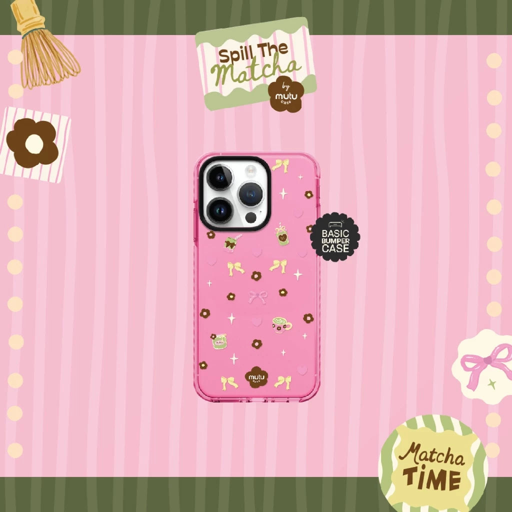 MC Matcha Sprinkle Dreams Basic Case - Spill the Matcha by Mutu Case
