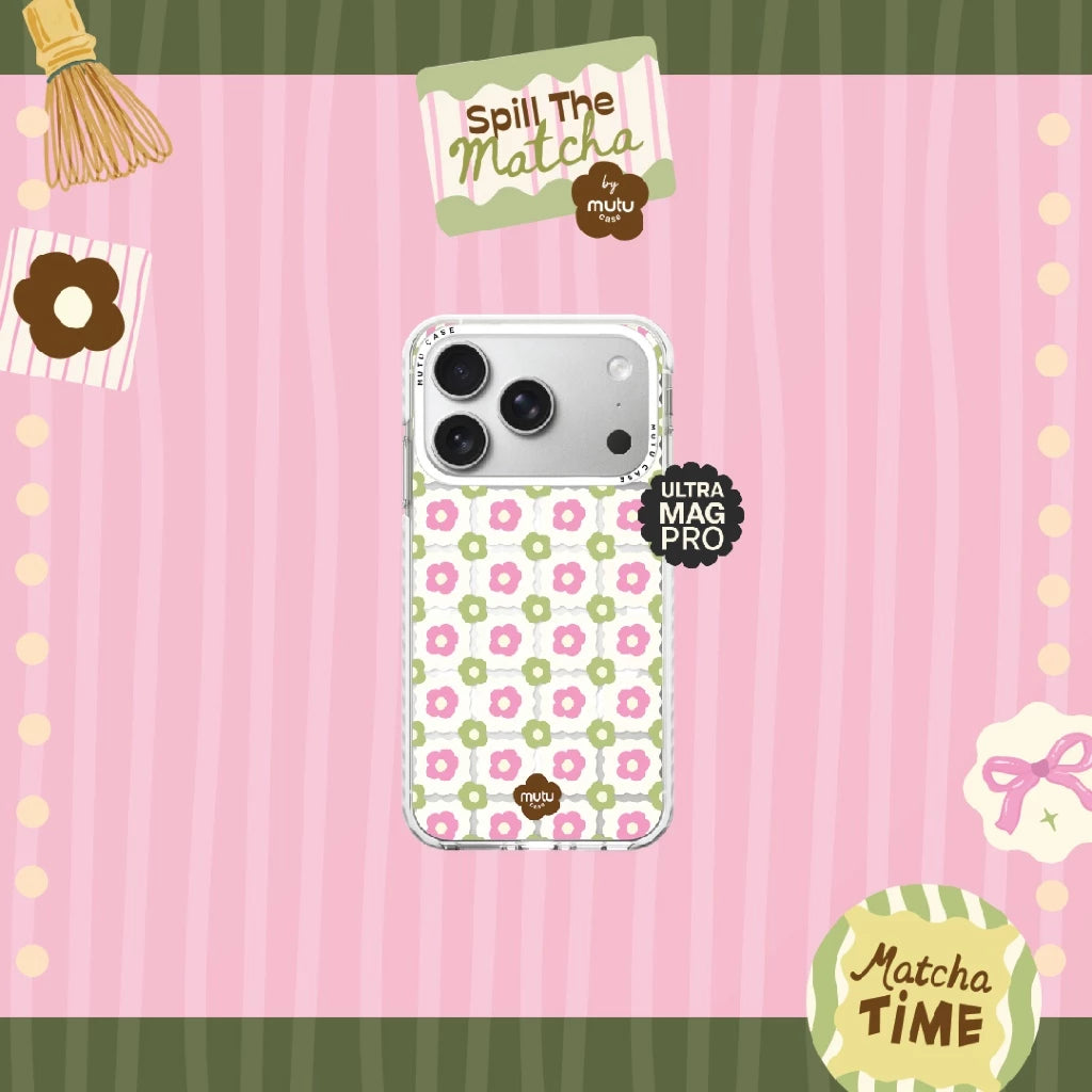 MC Daisy Grid Ultra Mag Pro - Spill the Matcha by Mutu Case