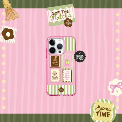 MC Matcha Club Gallery Ultra Pro - Spill the Matcha by Mutu Case