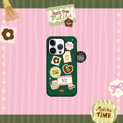 MC Customisable Matcha Maker Basic Case - Spill the Matcha by Mutu Case