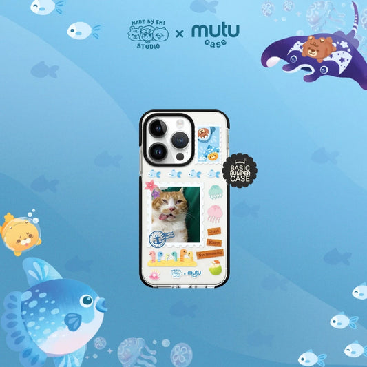 MC Customisable Aquatic Stamps Basic Case - Madebyemi x Mutu Case