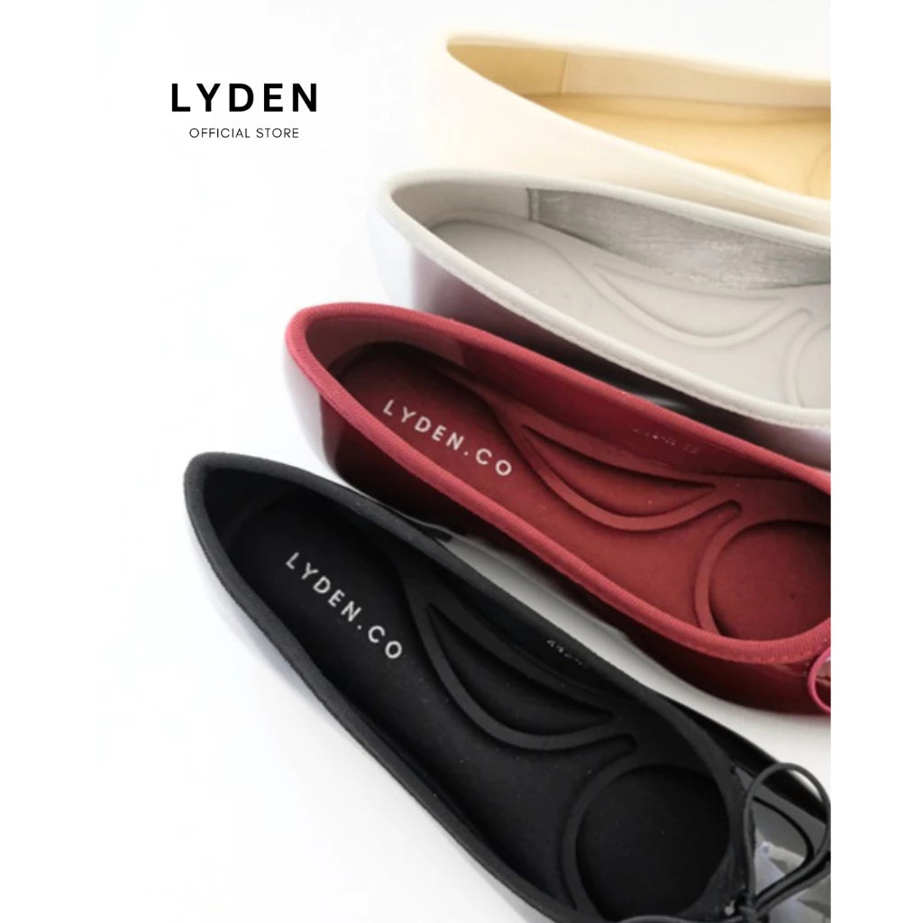 LYDEN Mary Jane Glossy Series 1-inch Heels