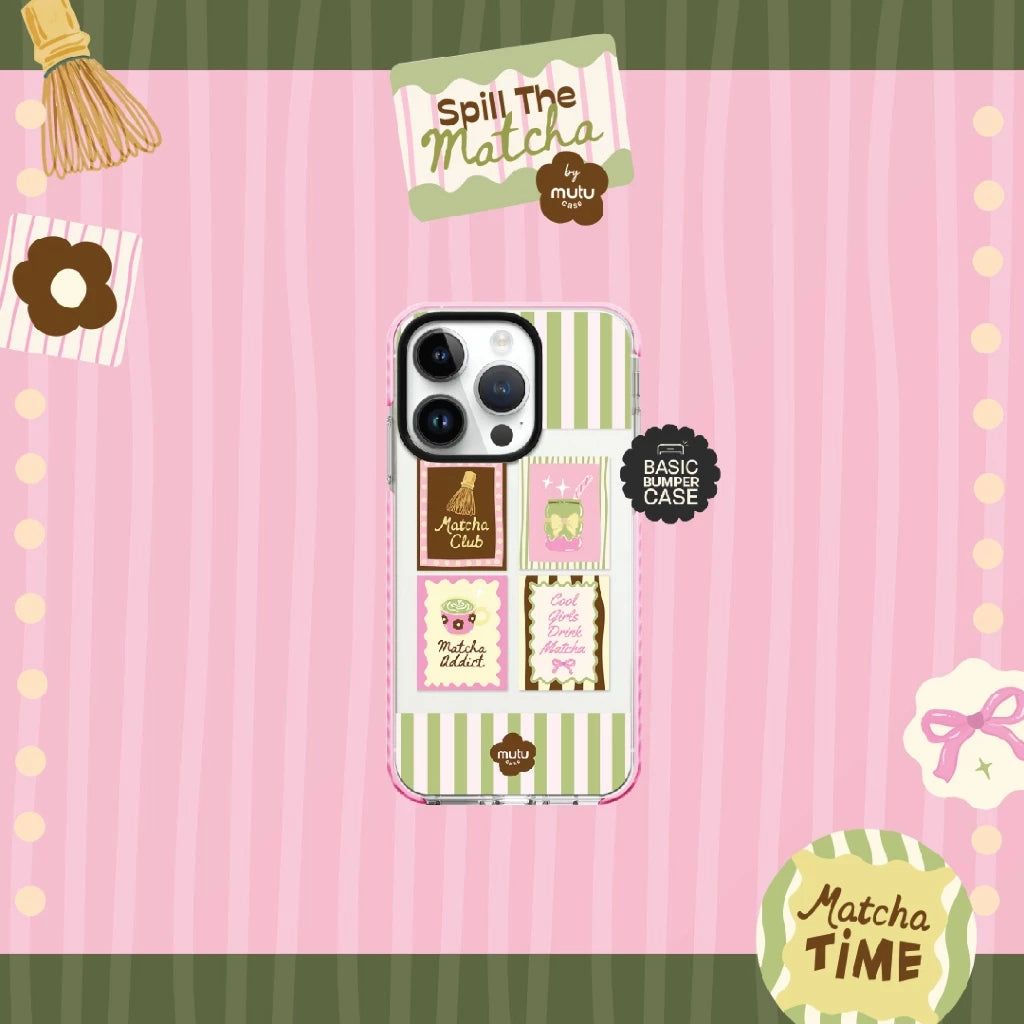 MC Matcha Club Gallery Basic Case - Spill the Matcha by Mutu Case