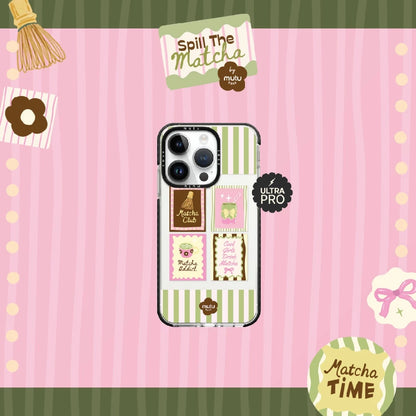 MC Matcha Club Gallery Ultra Pro - Spill the Matcha by Mutu Case