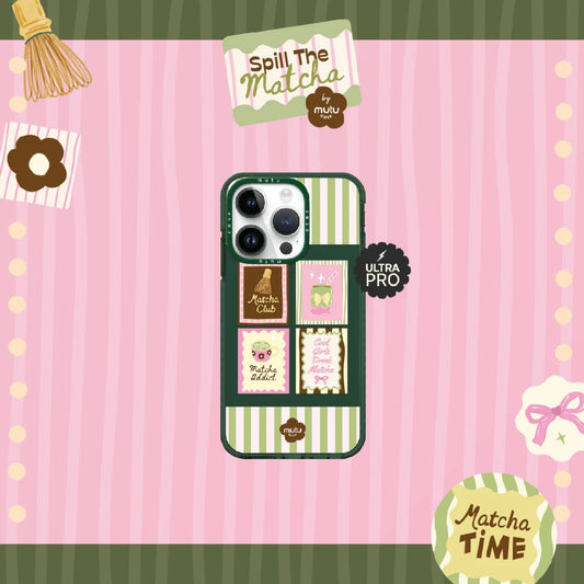 MC Matcha Club Gallery Ultra Pro - Spill the Matcha by Mutu Case