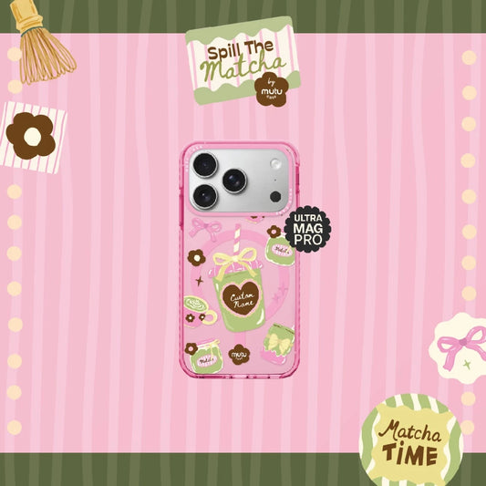 MC Customisable My Matcha Moment Ultra Mag Pro - Spill the Matcha by Mutu Case