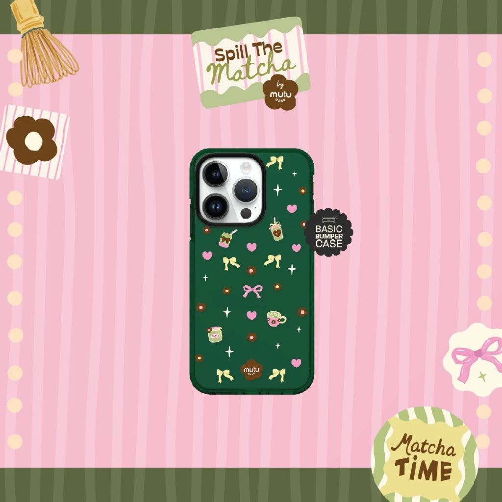 MC Matcha Sprinkle Dreams Basic Case - Spill the Matcha by Mutu Case