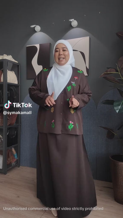 YM Bloom Set (Blouse & Skirt) - Free Size / Plus Size