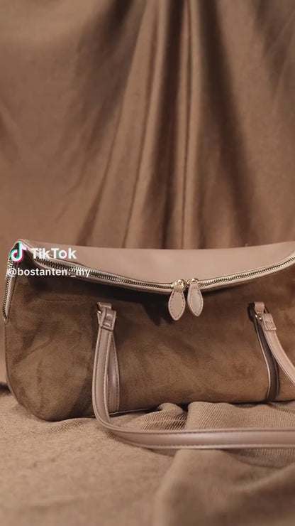 BT Suede Book Tote Bag