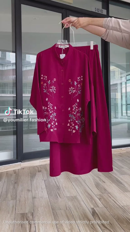 YM Diana Set (Blouse & Skirt)
