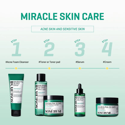 SBM [Bundle of 2] AHA-BHA-PHA 30 days Miracle Toner (150ml)
