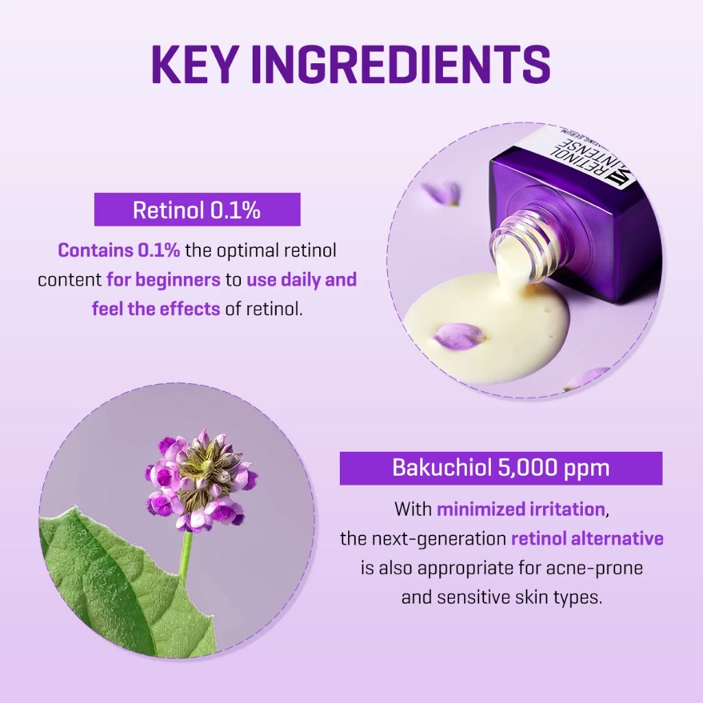 SBM Retinol Intense Daily Care Duo Set (Retinol Daily Mask, Retinol Serum)