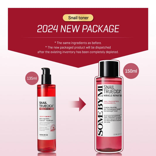 SBM [Bundle of 2] Snail Truecica Miracle Repair Toner 150ml