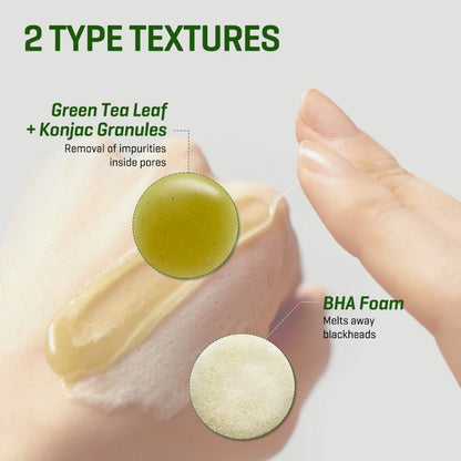 SBM [Bundle of 2] Bye Bye Blackhead 30 Days Miracle Green Tea Tox Bubble Cleanser 120g+120g / Pore Care